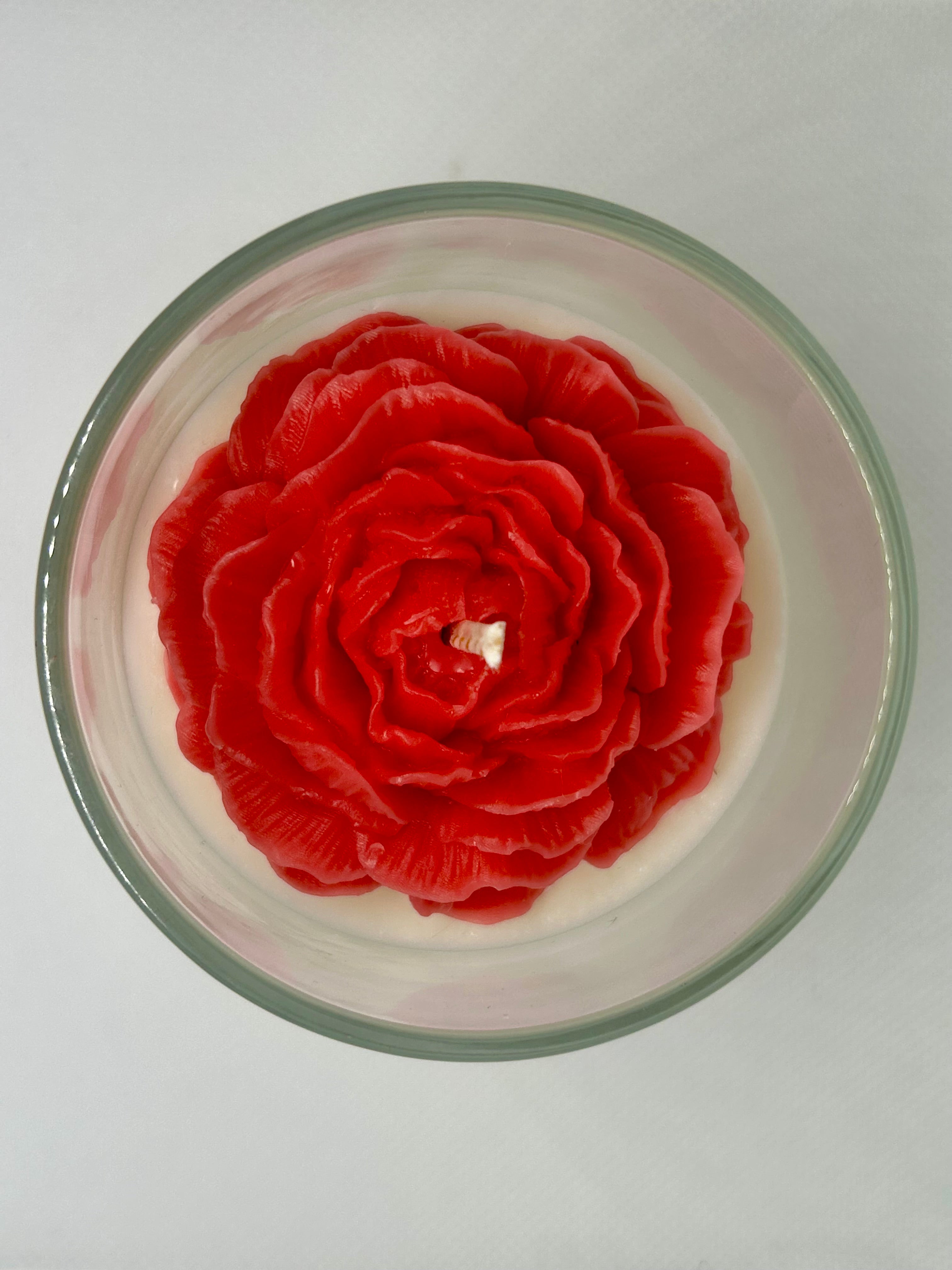 Sandal Kissed Rose Candle