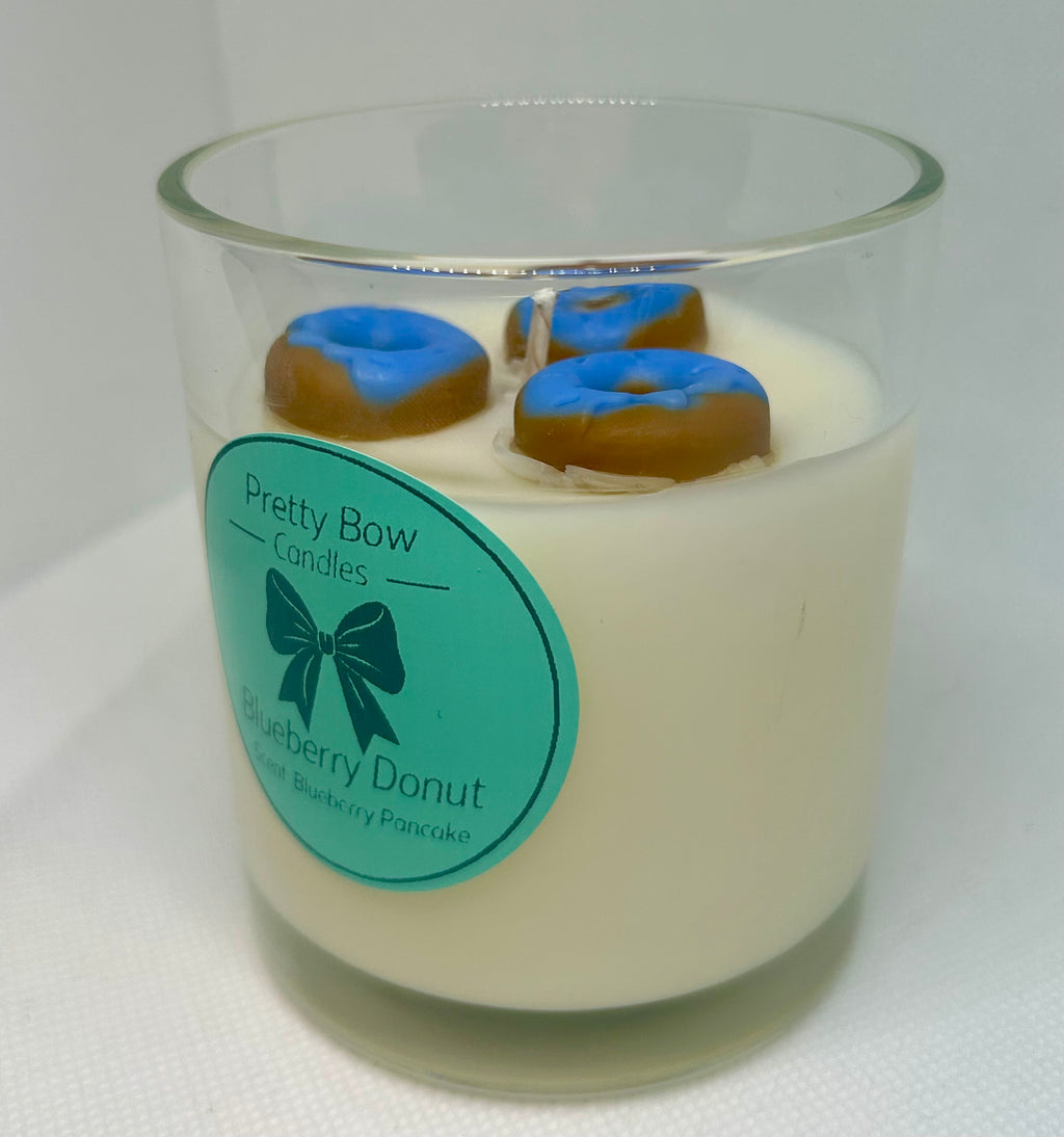 Blueberry Donut Candle