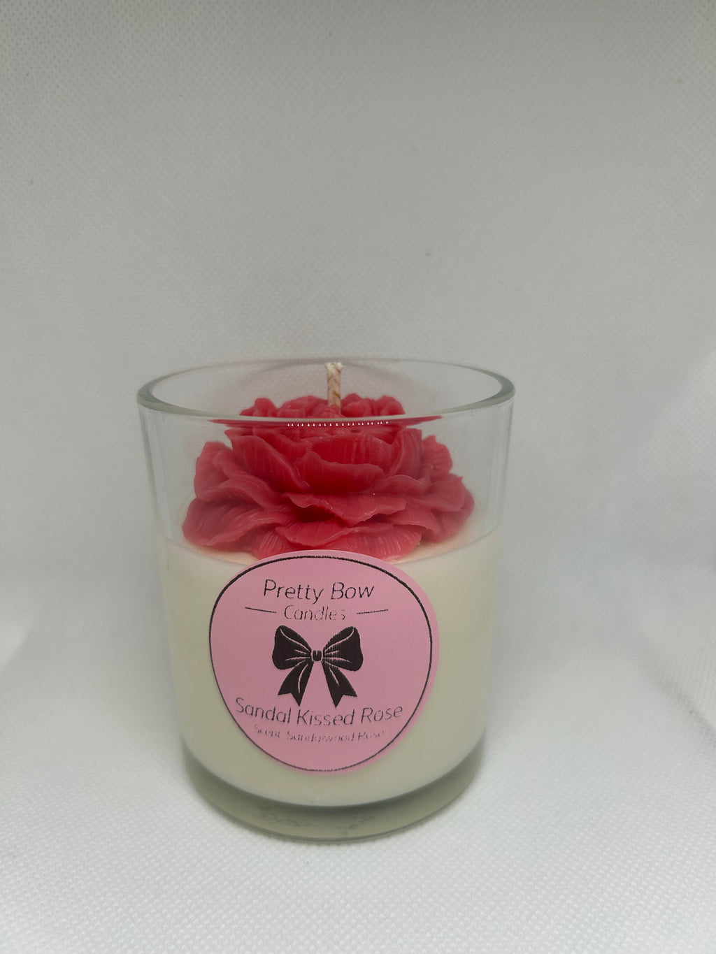 Sandal Kissed Rose Candle