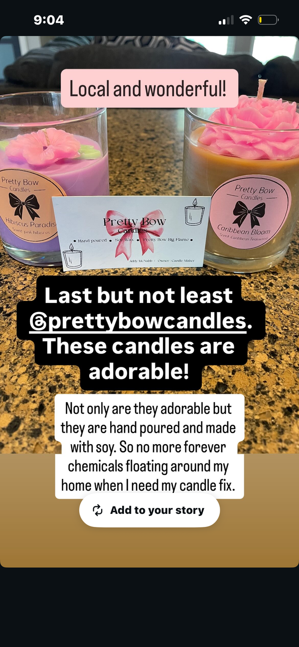 @prettybowcandles mention